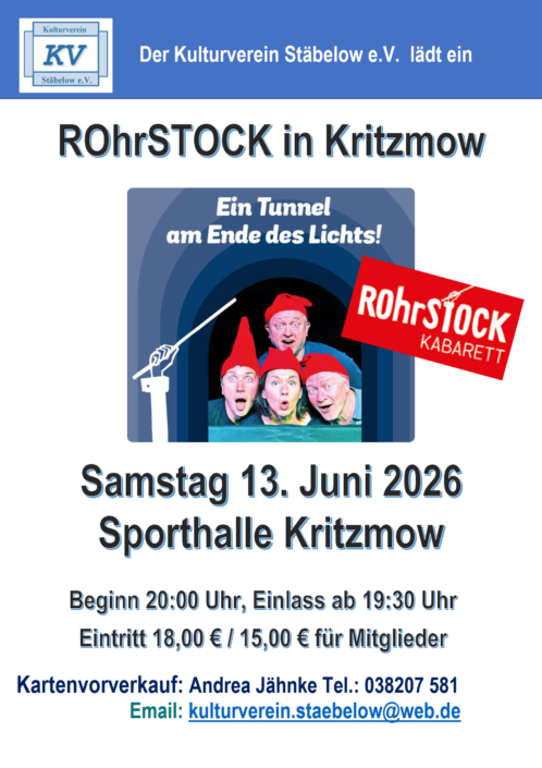 ROHRSTOCK in Kritzmow Stäbelow
